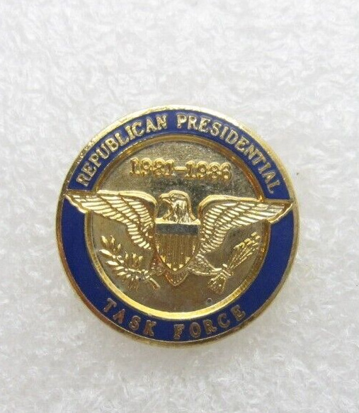 Vintage 1981-1986 Republican Presidential Task Force Lapel Pin (C164)