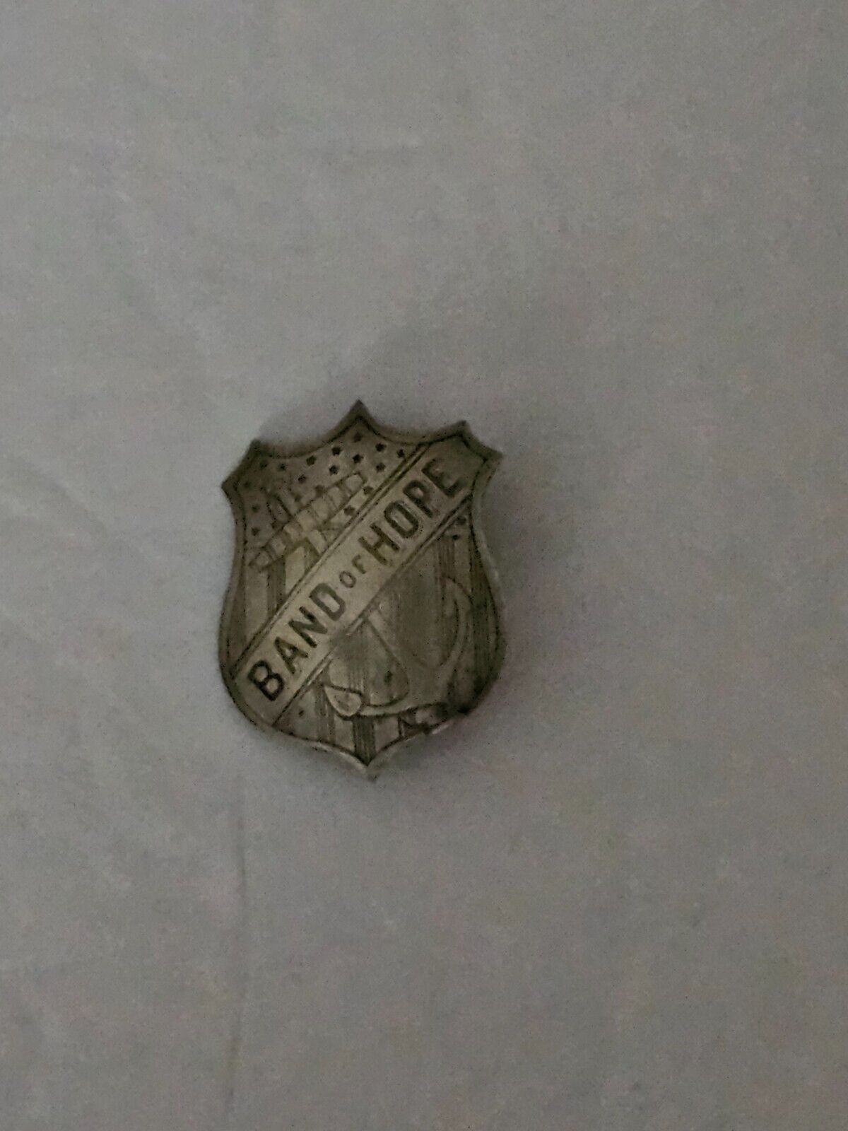 Rare Civil War Era Rhode Island Band Of Hope Badge-Pin