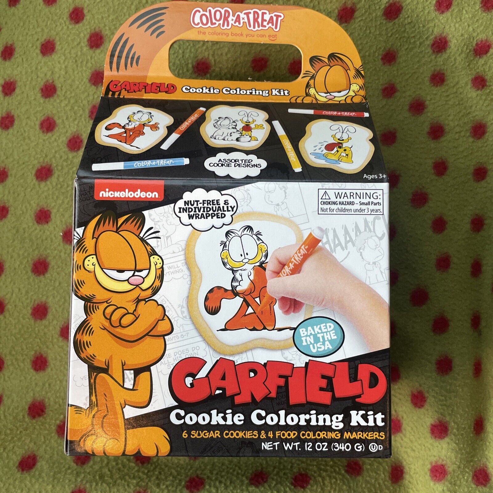 Garfield Cookie Coloring Kit New BB Date 4/17/2025