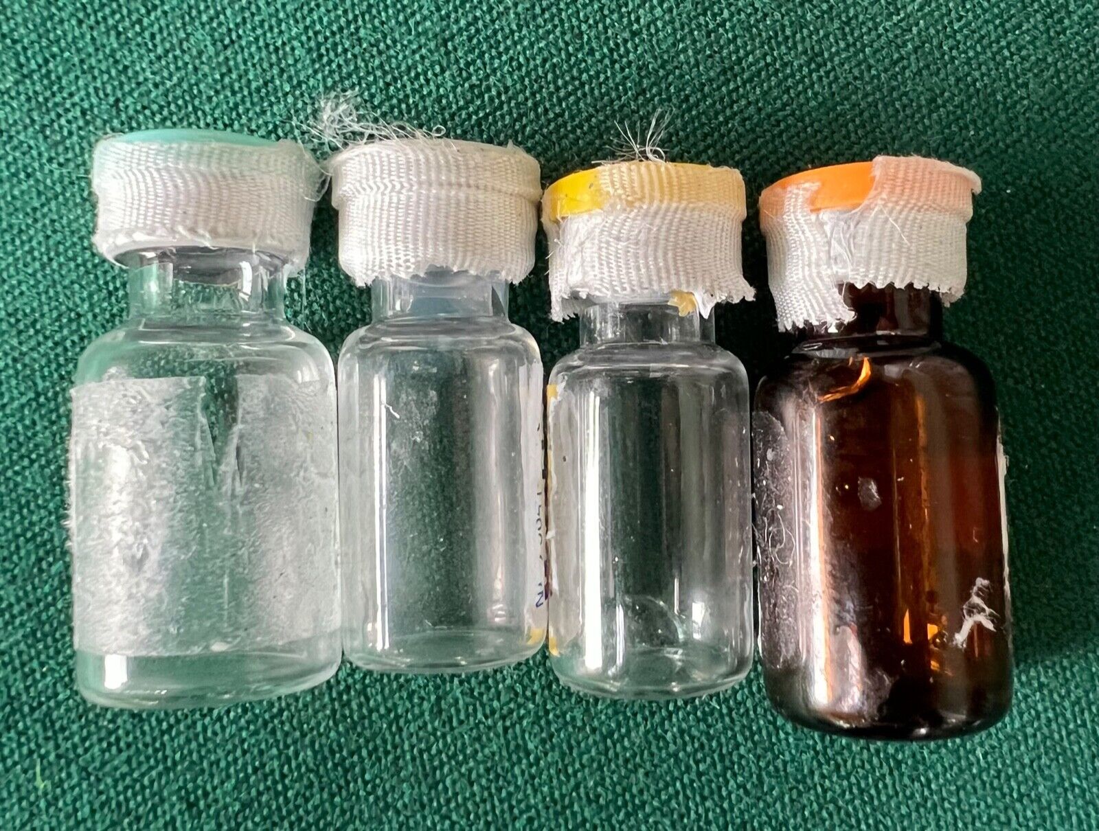 4 empty vtg vial