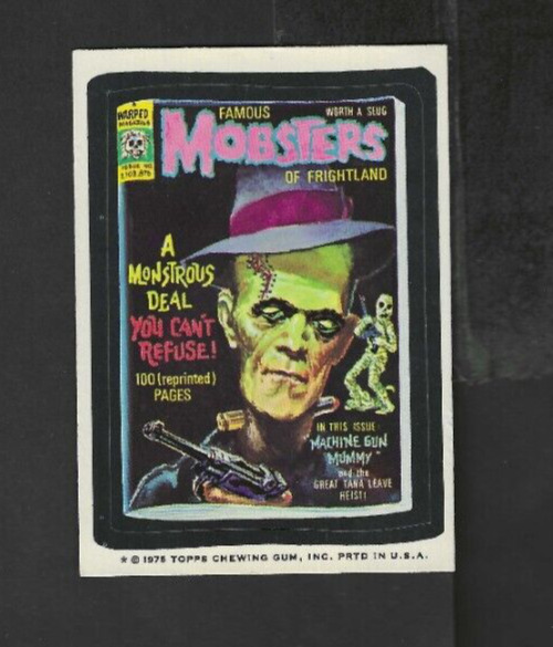 WACKY PACKAGES 1975 SERIES 15 FAMOUS MOBSTERS NMMT TOUGH