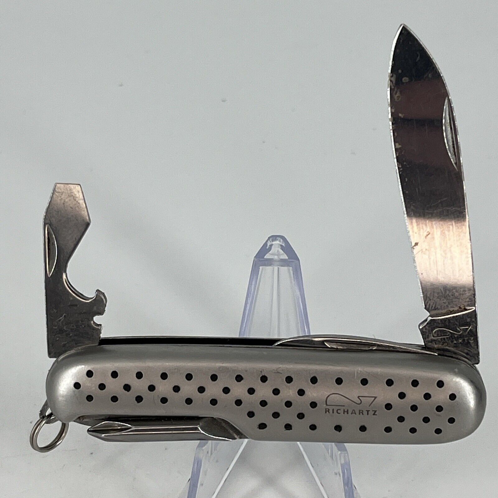 Richartz Solingen Germany Knife Folding Pocket ROSTFREI - SILVER TONE