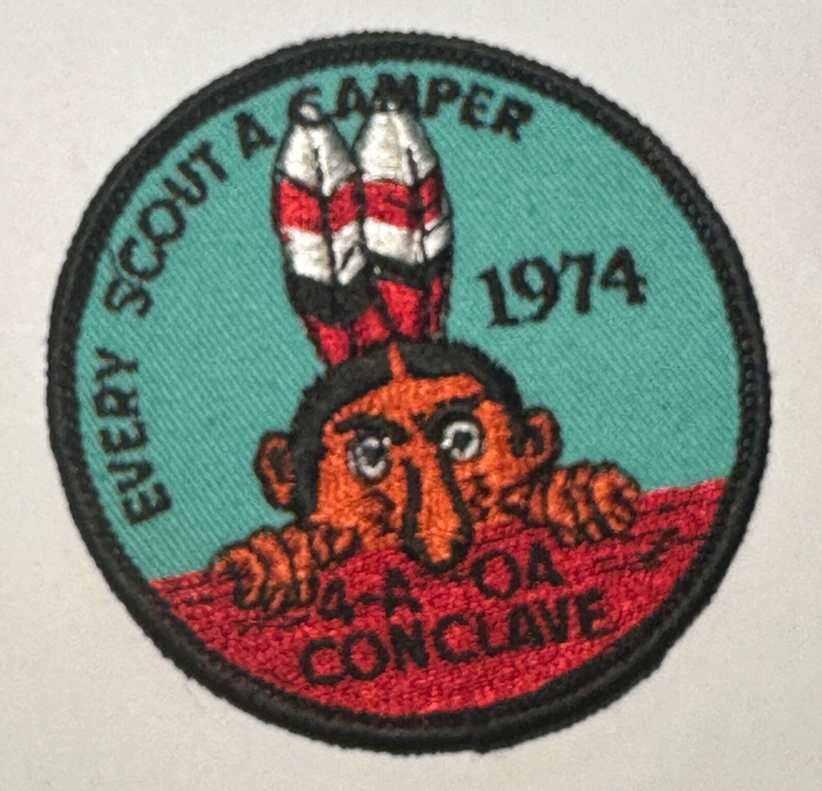 1974 OA Conclave 4-a  Boy Scout Patch MC8