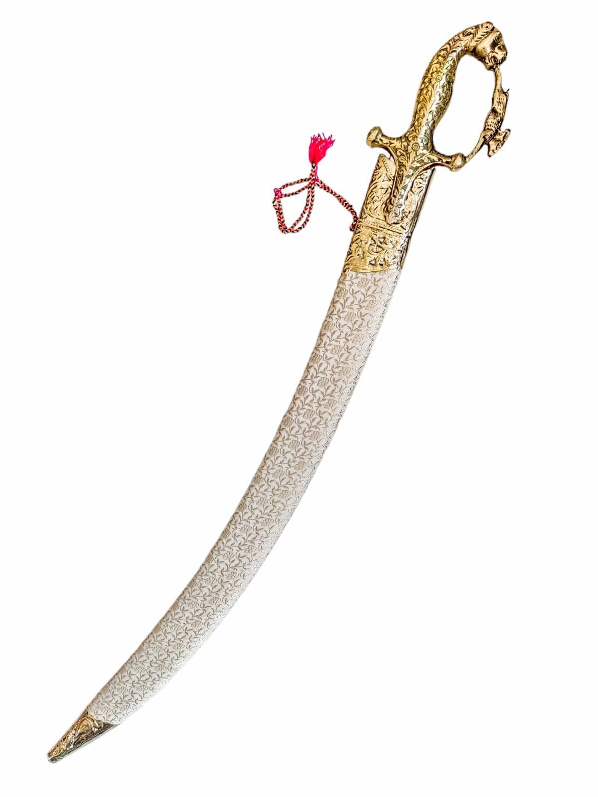 Newly Made Groom Wedding Sword   engraved carvings Hilt ivory Colour Sheath 34”