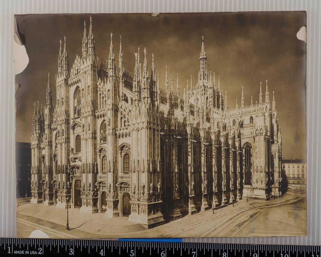 Saluti dal Duomo di Milano Photograph Italy 1912 8x11