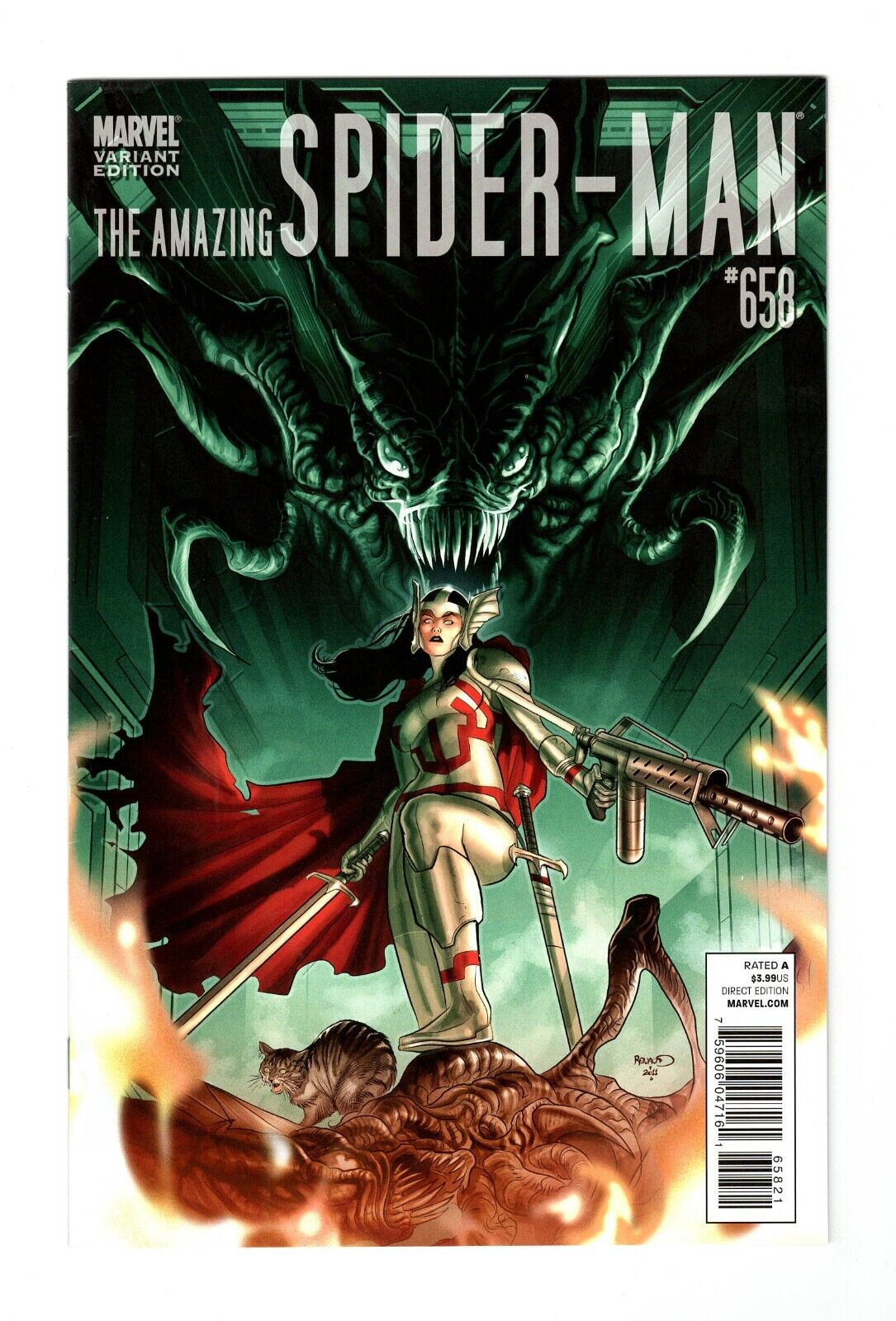 Amazing Spider-Man #658 (2011) Paul Renaud 1:15 Thor Goes Hollywood Variant NM-