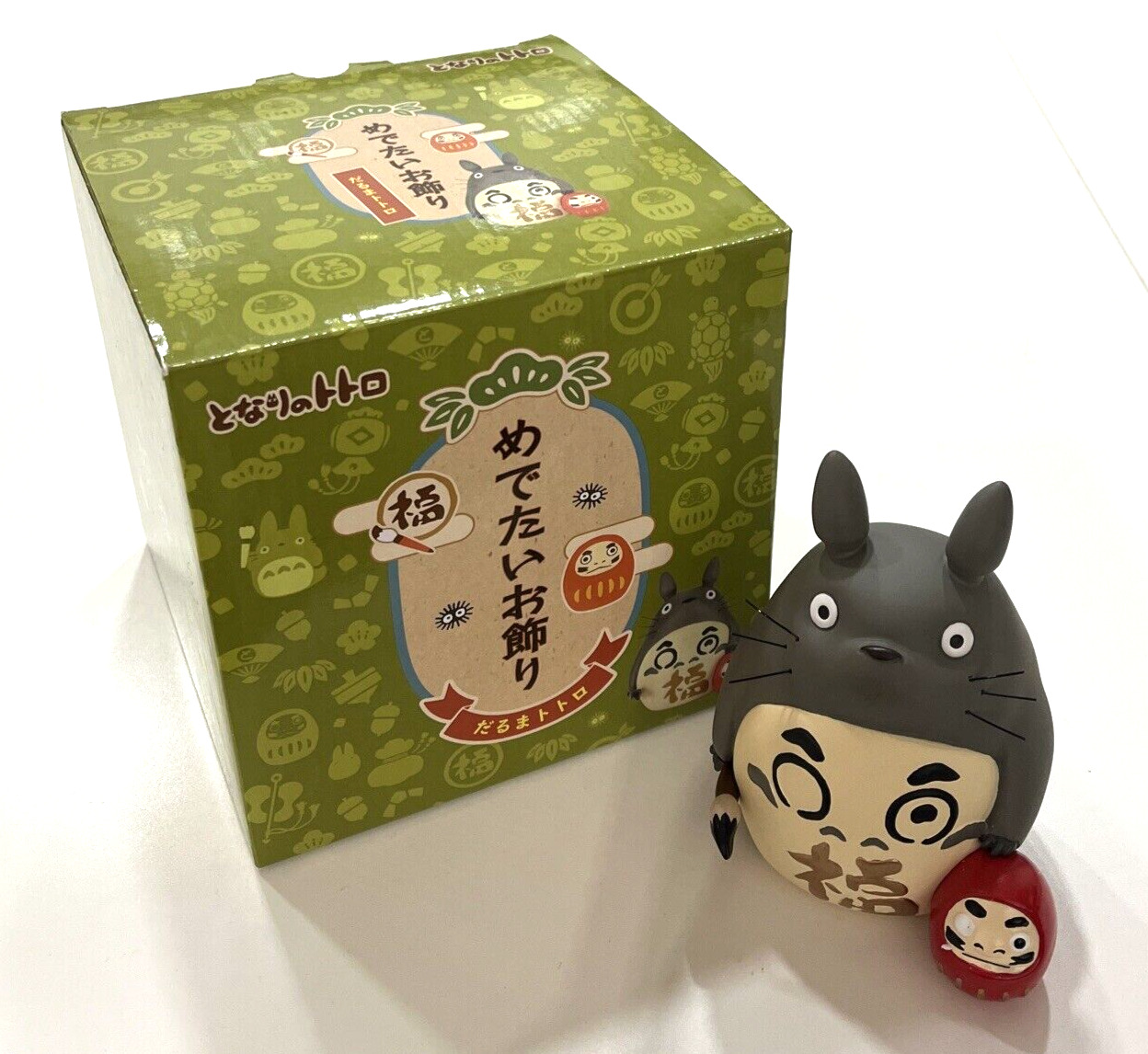 ~~ NEW Studio Ghibli Benelic My Neighbor Totoro Good Luck Daruma Figure