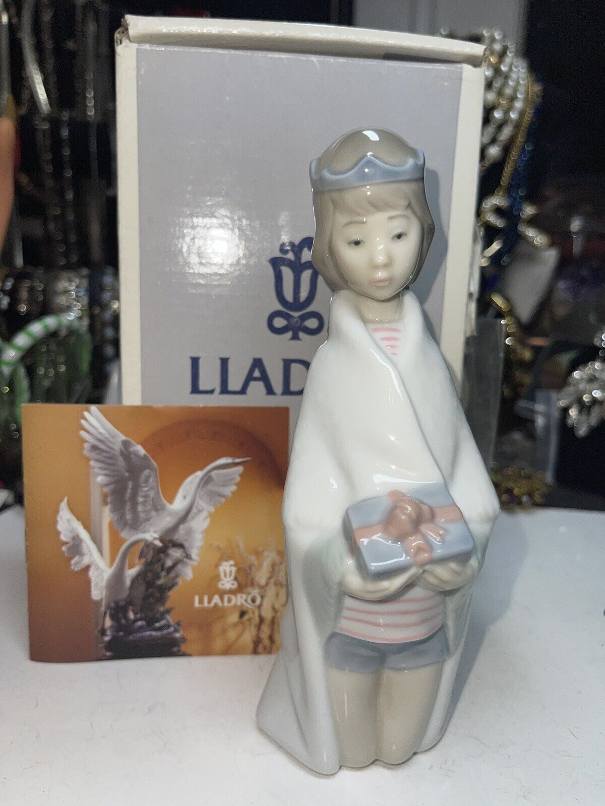 Lladro King Melchor Children’s Nativity Porcelain Figurine Glossy 4673