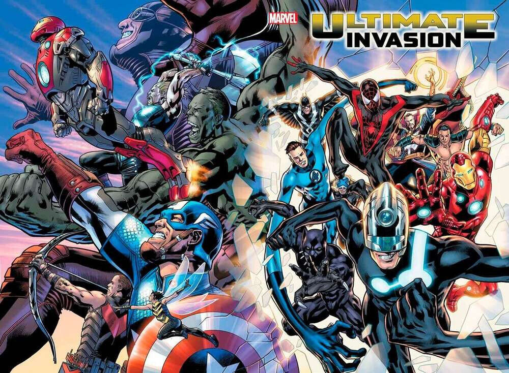 ULTIMATE INVASION #1 (BRYAN HITCH WRAPAROUND VARIANT)(2023) COMIC BOOK ~ Marvel