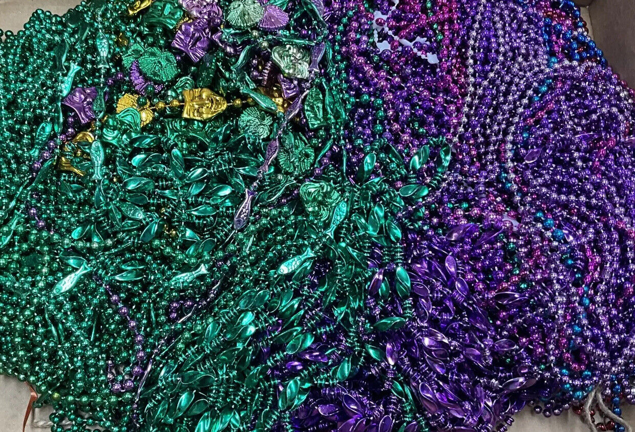 Mardi Gras Beads large assortment of  various colors