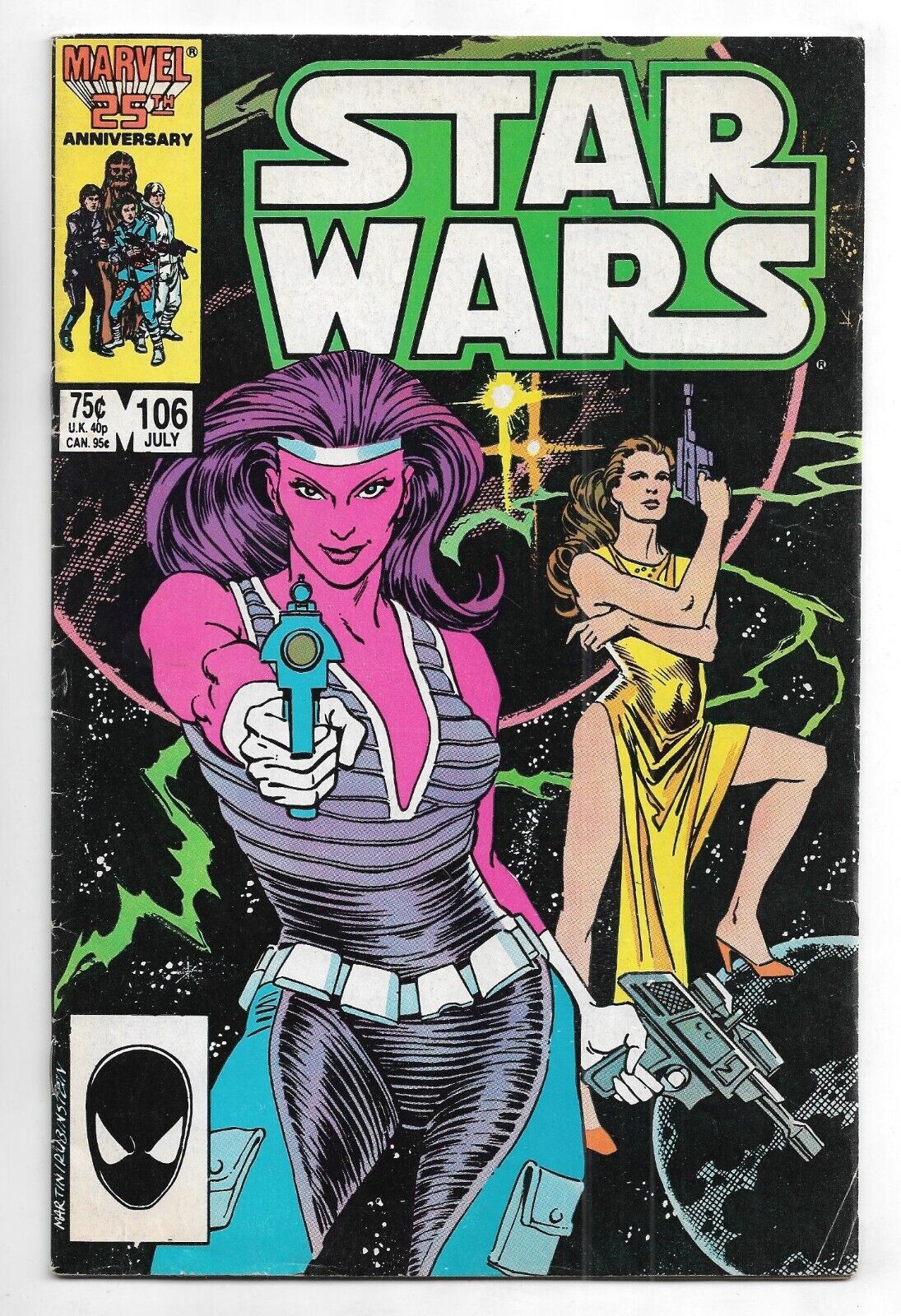 Star Wars #106 Marvel Comics 1986 Luke Skywalker / Low Print Run