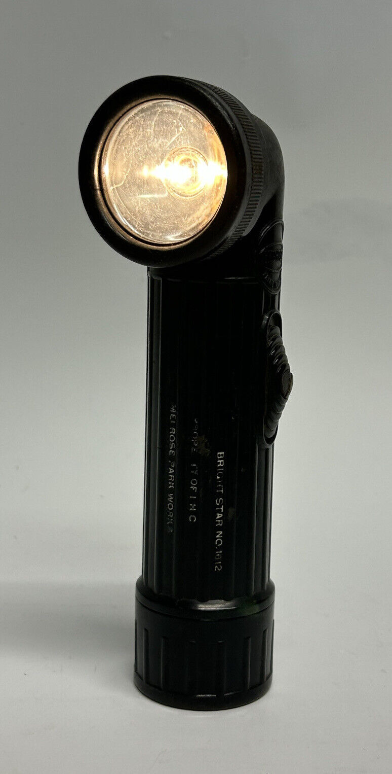 Vintage Bright Star Flashlight No. 1612