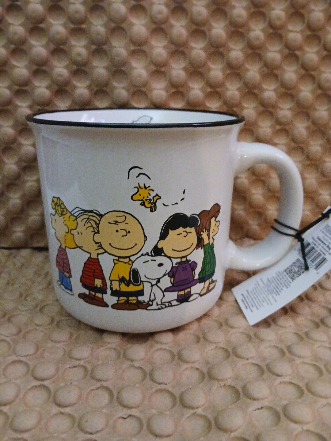 NEW 2023 Peanuts Charlie Brown Snoopy and Friends 21 oz Stoneware Mug 