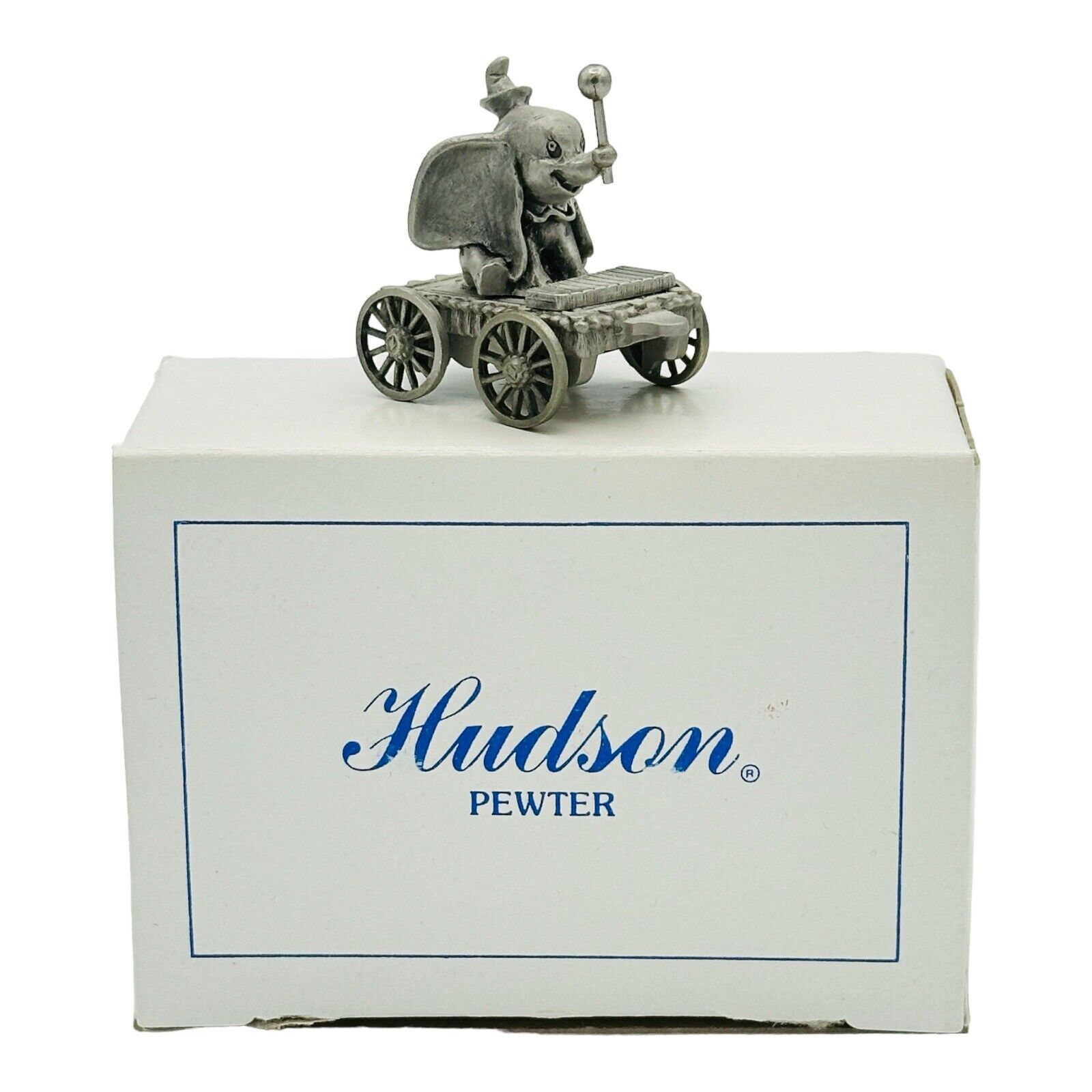Hudson Fine Pewter Disney Train Car Dumbo Playing The Xylophone