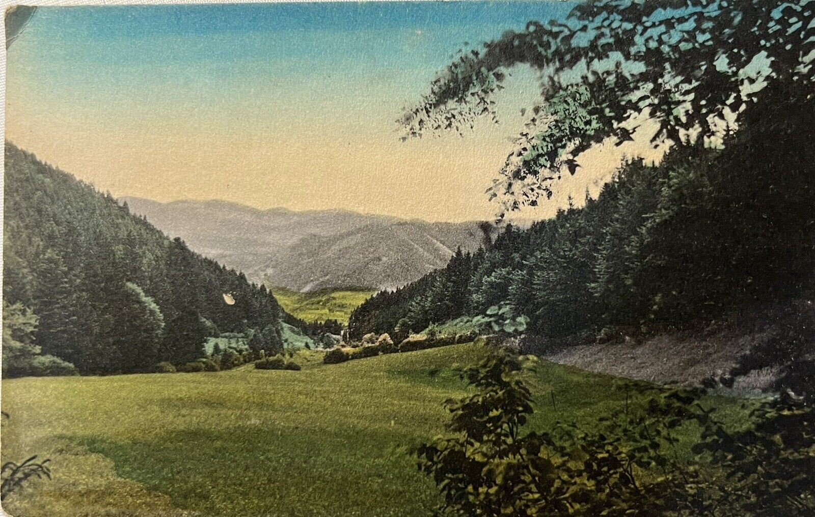 1912 Lansing Michigan Vintage Postcard MI Fields Mountains Hillside 