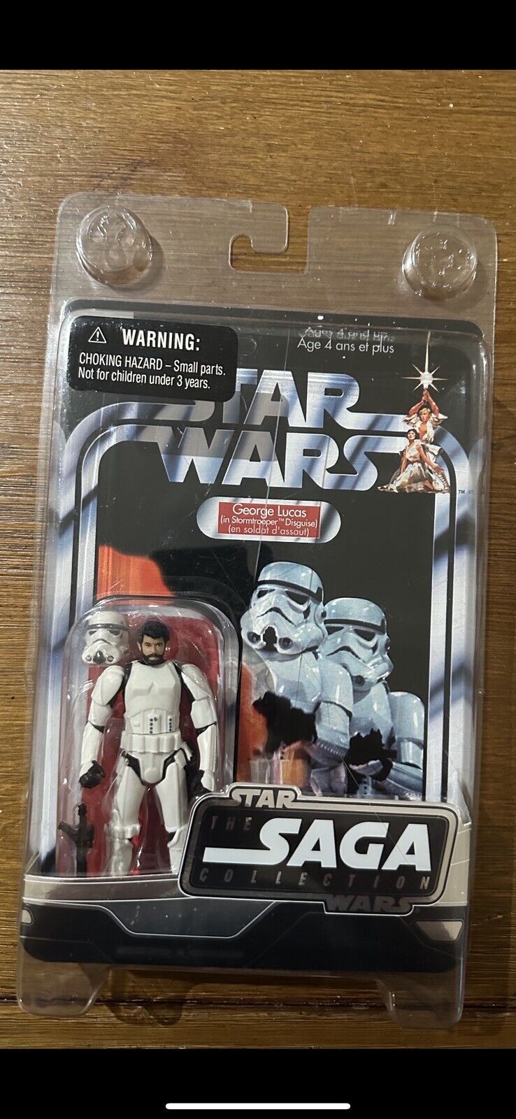 star wars the saga collection 3.75 George Lucas In StormTrooper Disguise 