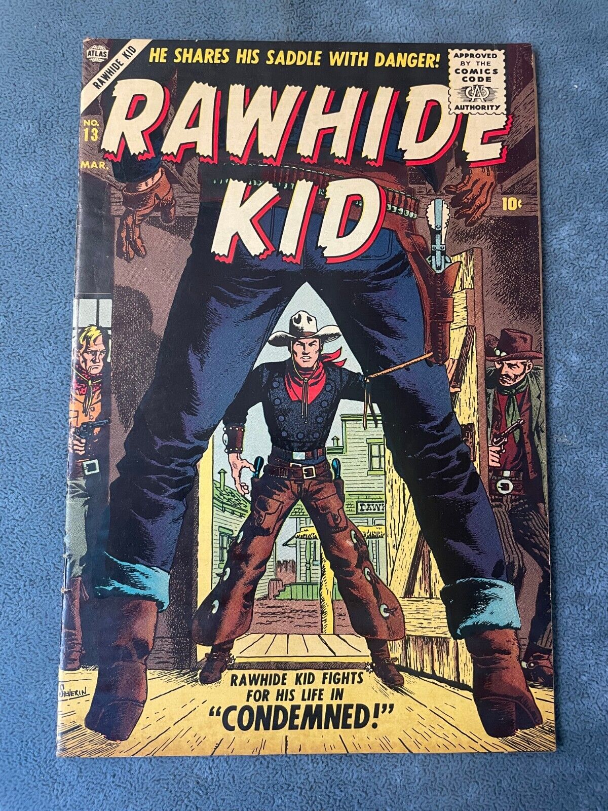 Rawhide Kid #13 1957 Atlas Marvel Comic Book Golden Age John Severin FN/VF