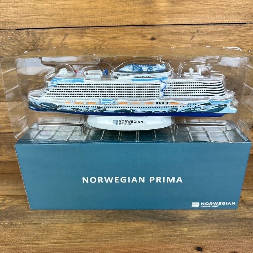NEW In Box NCL Norwegian Prima Cruise Ship Model