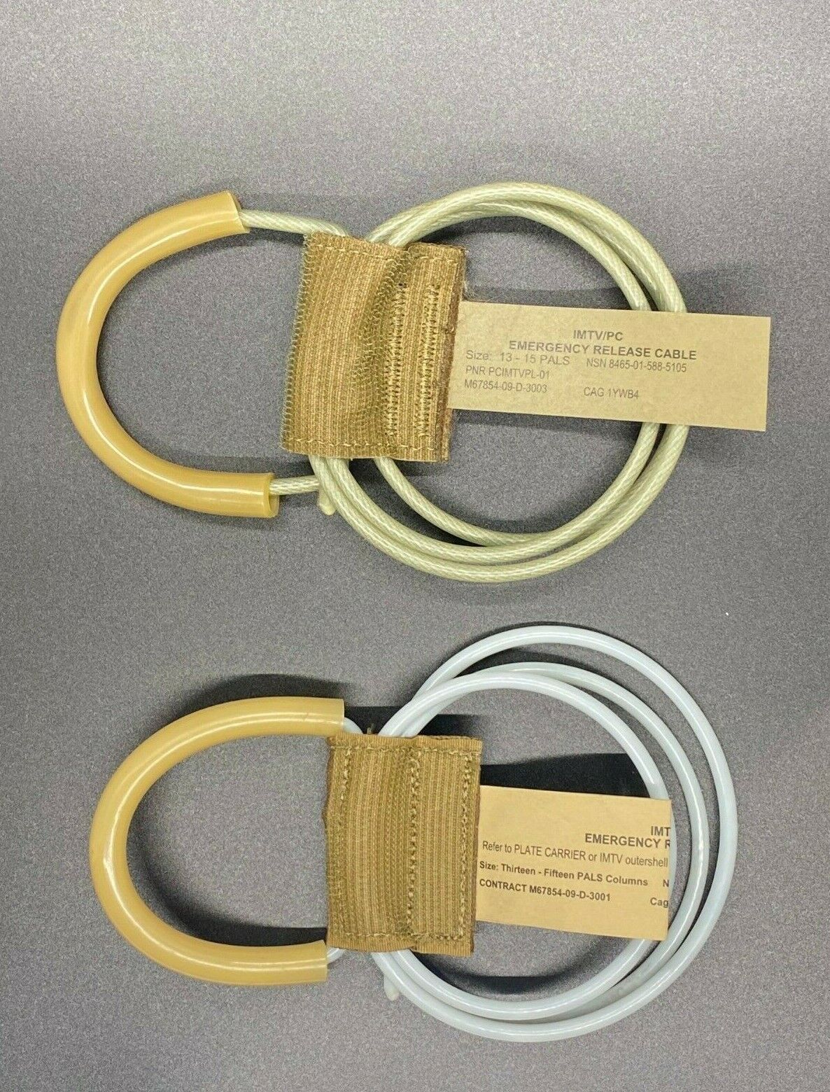 USMC Issue Plate Carrier IMTV/PC EMERGENCY Release Cable Coyote Brown