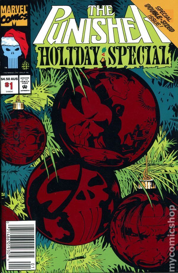 Punisher Holiday Special Australian Price Variant #1 VG 1993 Stock Image