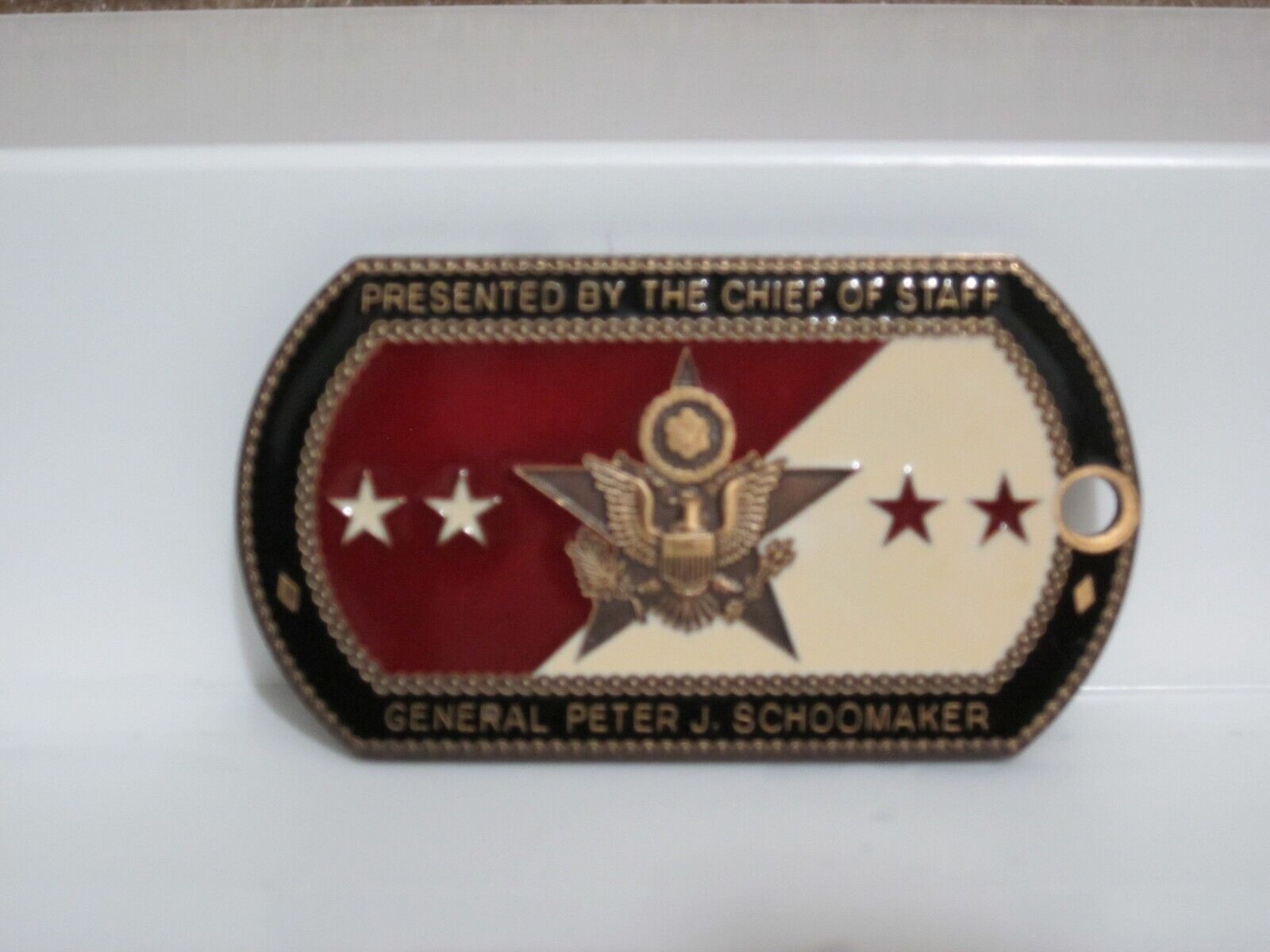 General Peter J Schoomaker Army Chief Of Staff Challenge Coin