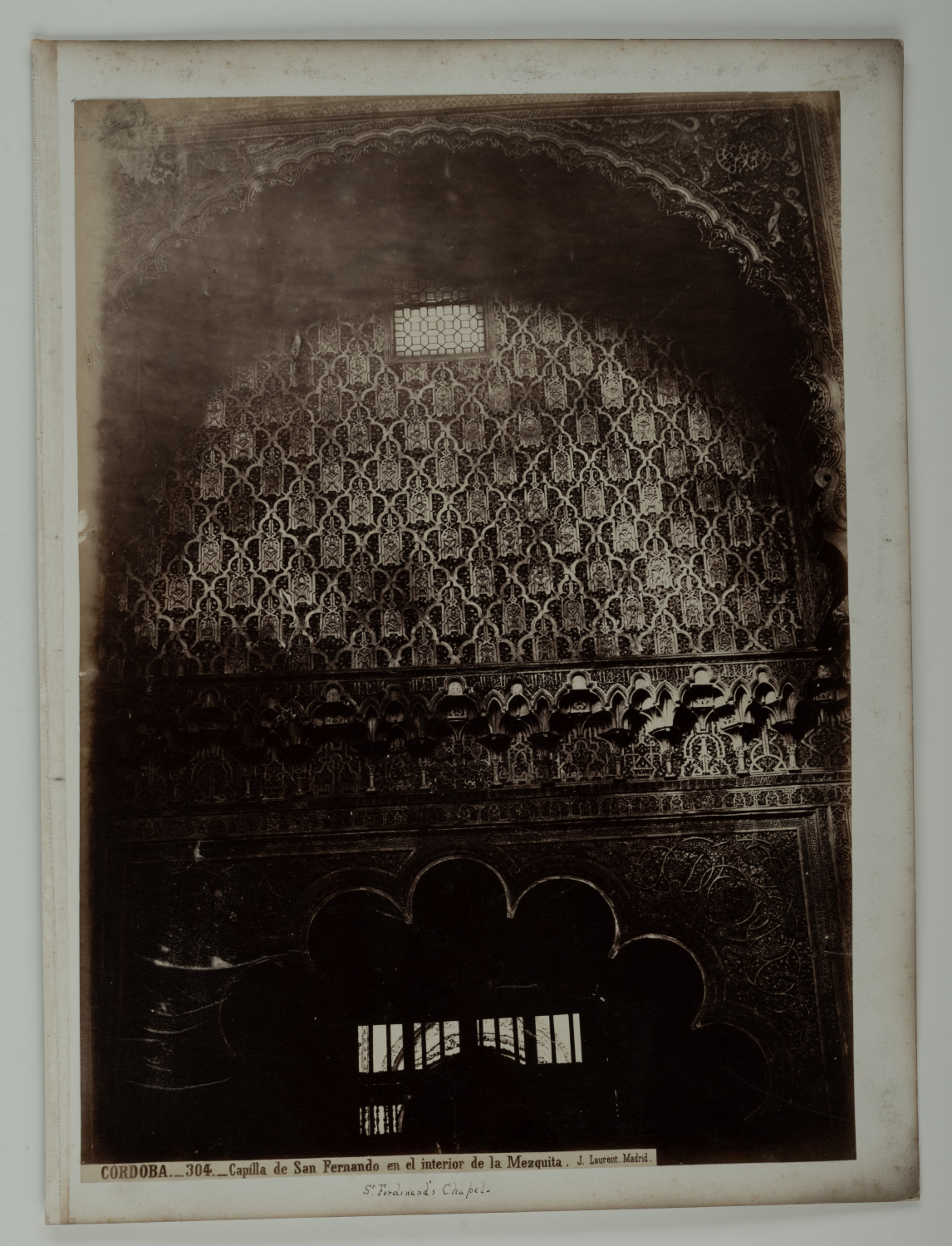 J. Laurent, San Fernando Chapel, interior of the Mosque, Cathedral of Cordo