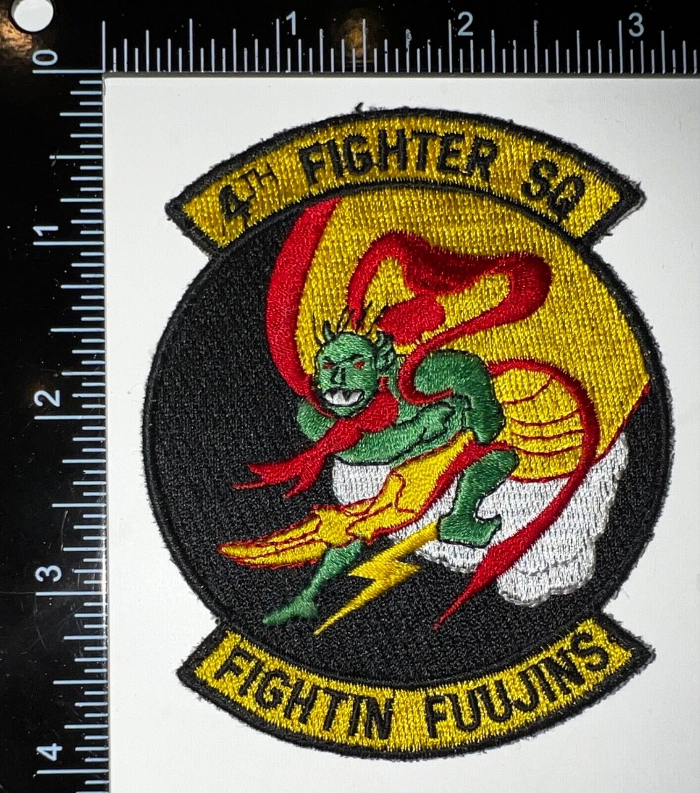 USAF 4th Fighter Squadron Fightin’ Fuujins Patch