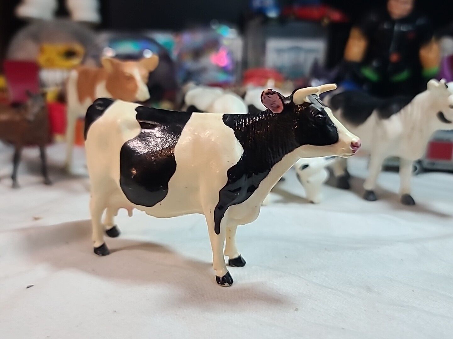 Vintage Holstein Plastic Cow