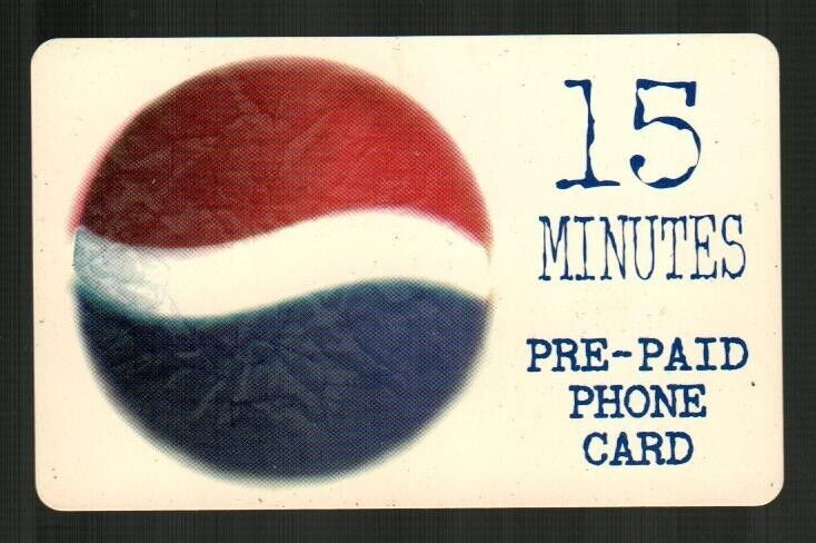 LDDS WORLDCOM Pepsi ( 1997 ) Phone Card ( EXPIRED )