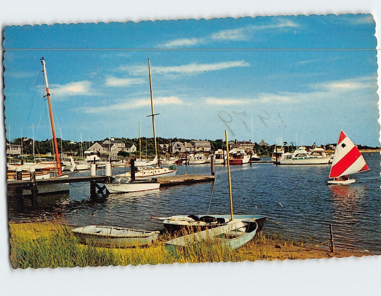 Postcard Allens Harbor Cape Cod Harwichport Massachusetts USA