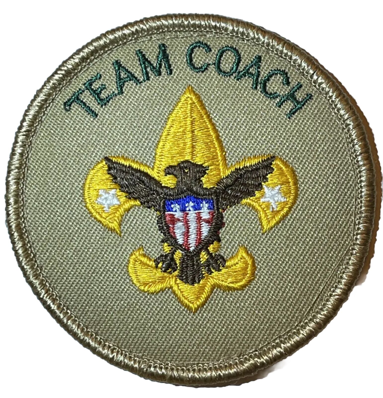 Team Coach Patch BSA Boy Scouts Of America Embroidered Badge Emblem Insignia