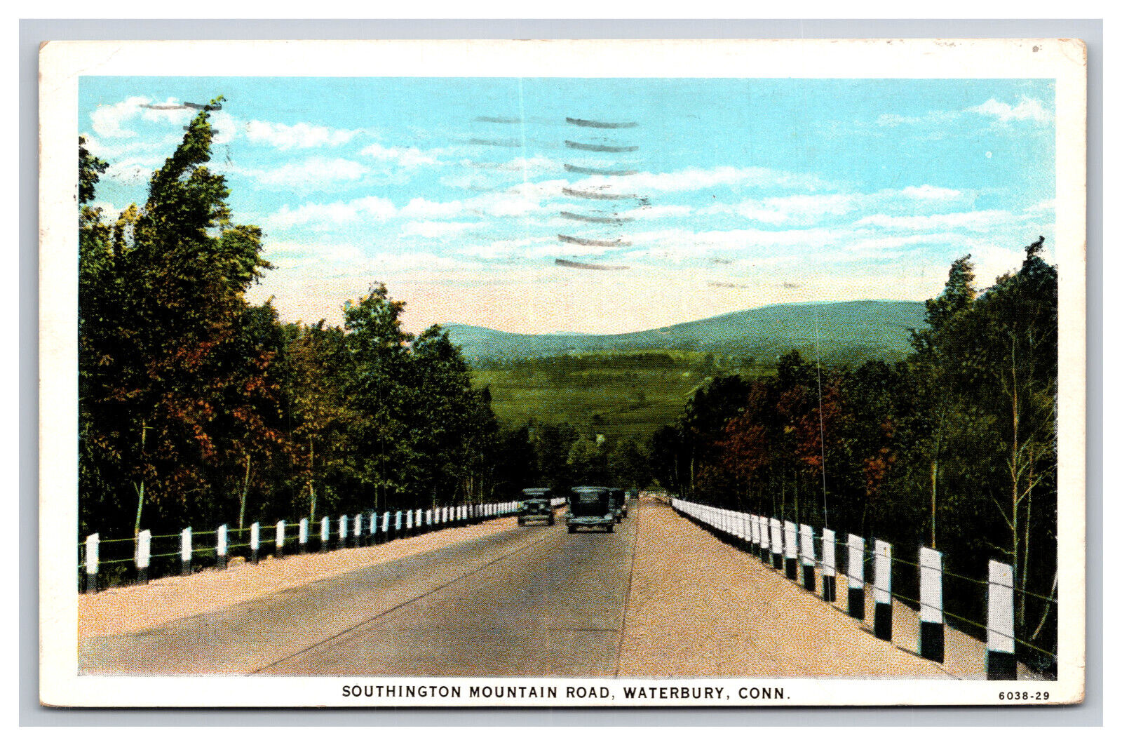 Southington Mountain Road, Waterbury Connecticut CT Postcard