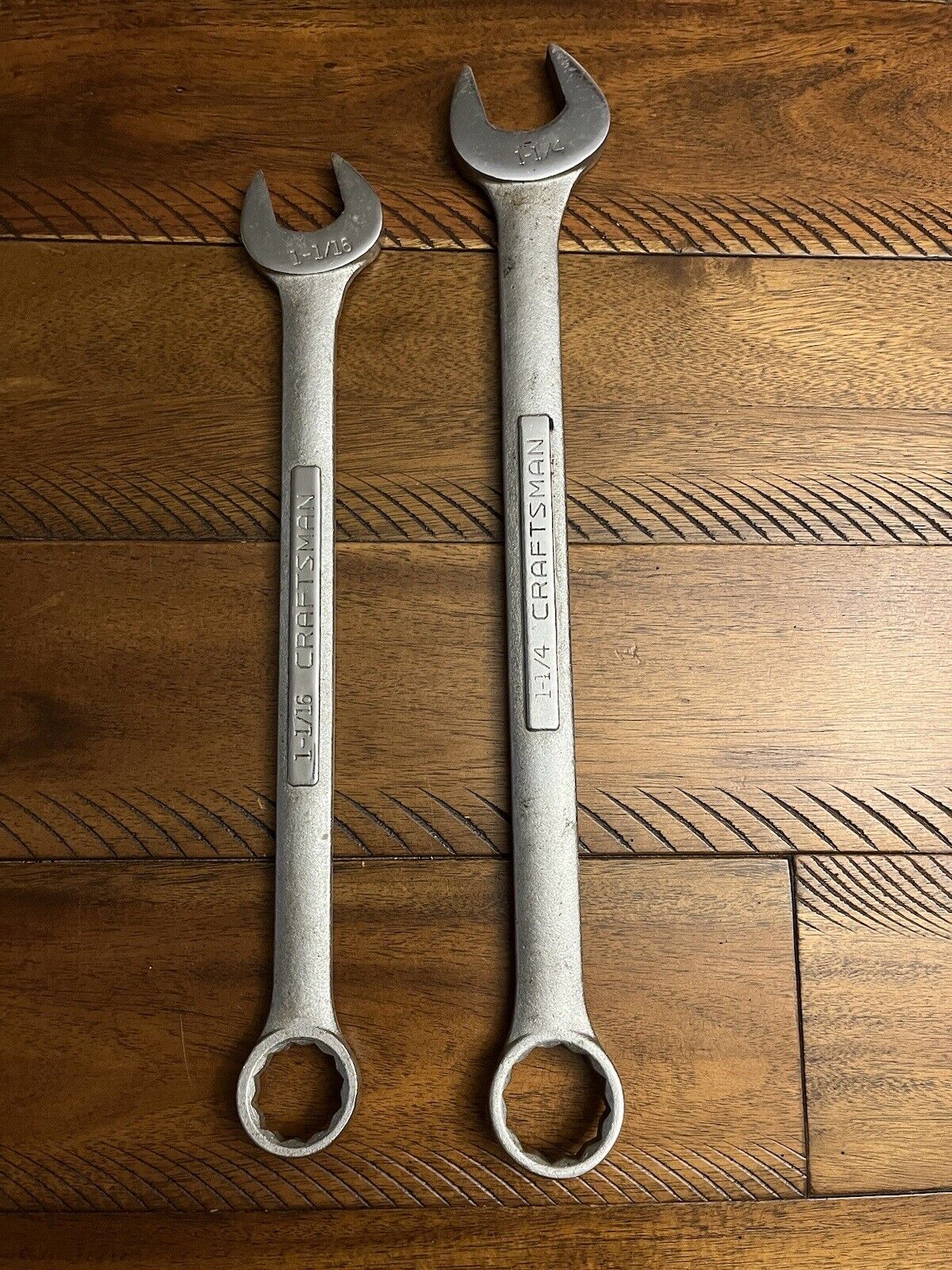 (2) Craftsman USA Made Large Wrenches- 1-1/16” And 1-1/4” 