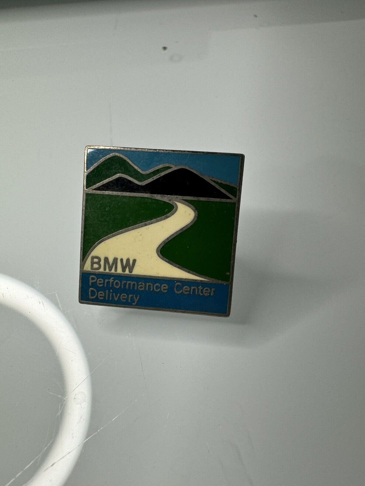 Vintage BMW Performance Center Delivery Enamel Pin RARE