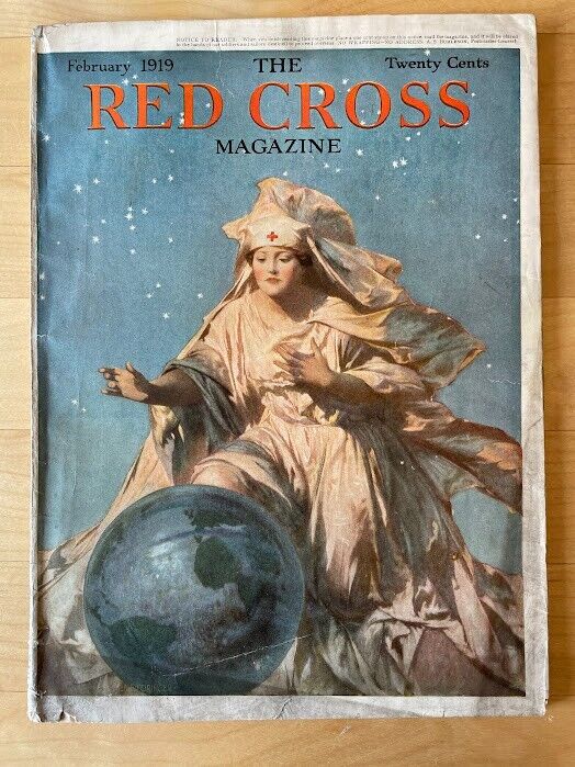Antique Red Cross Magazine Nursing Feb. 1919