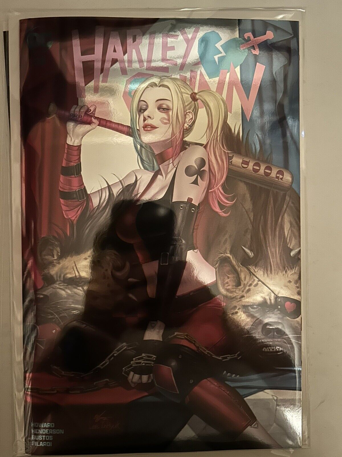 HARLEY QUINN #39 INHYUK LEE FOIL EXCLUSIVE LIMITED TO 800 WITH COA