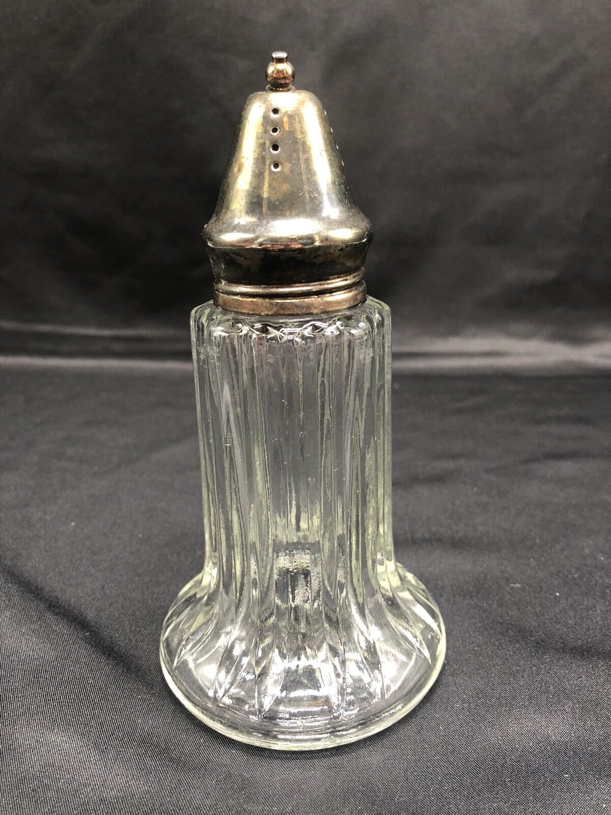 Vintage Henri Bendel Dusting Silk Body Powder Glass Bottle with Lid