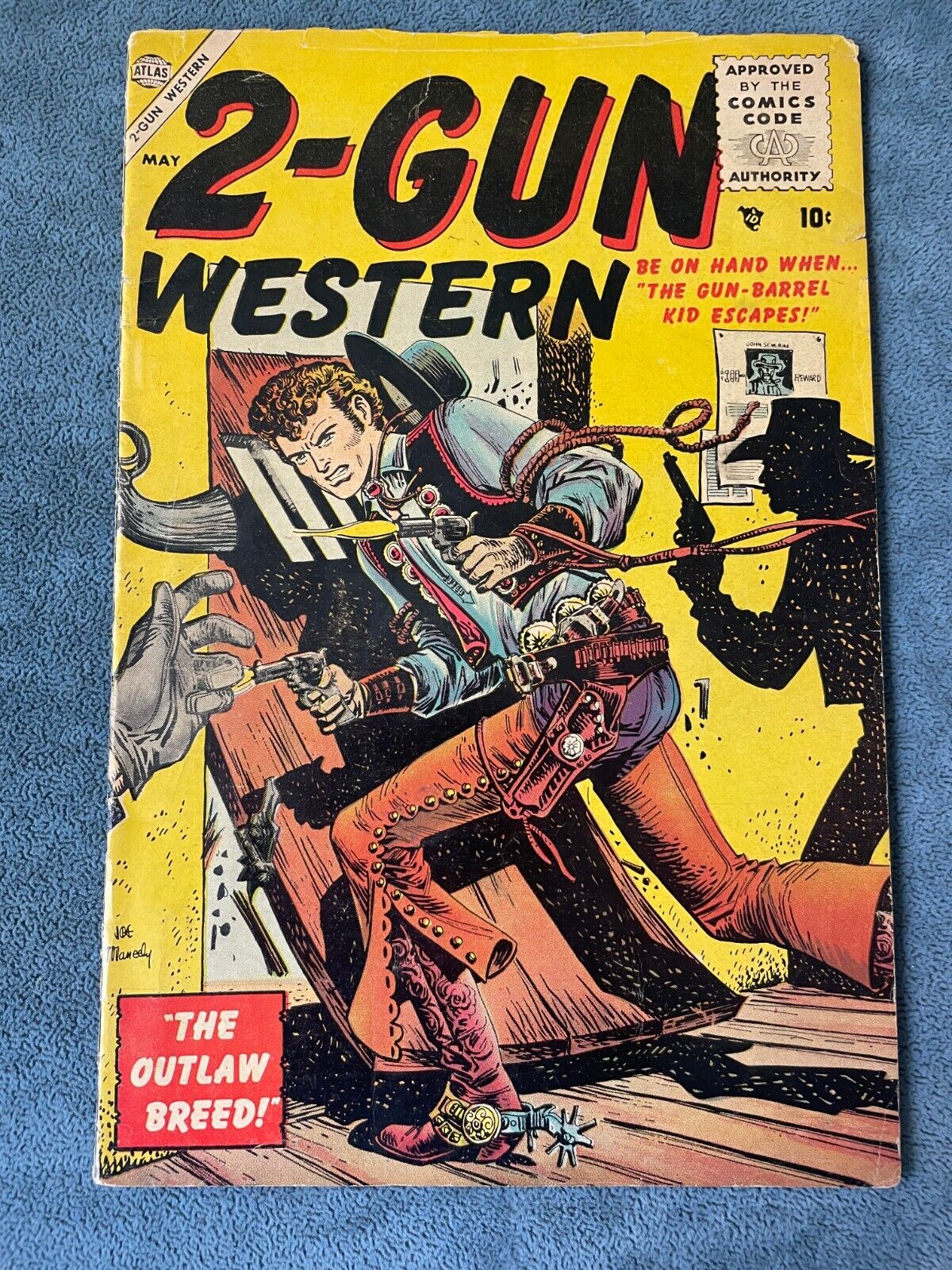 2-Gun Western #4 1956 Atlas Marvel Comic Book Stan Lee Rare Issue VG+