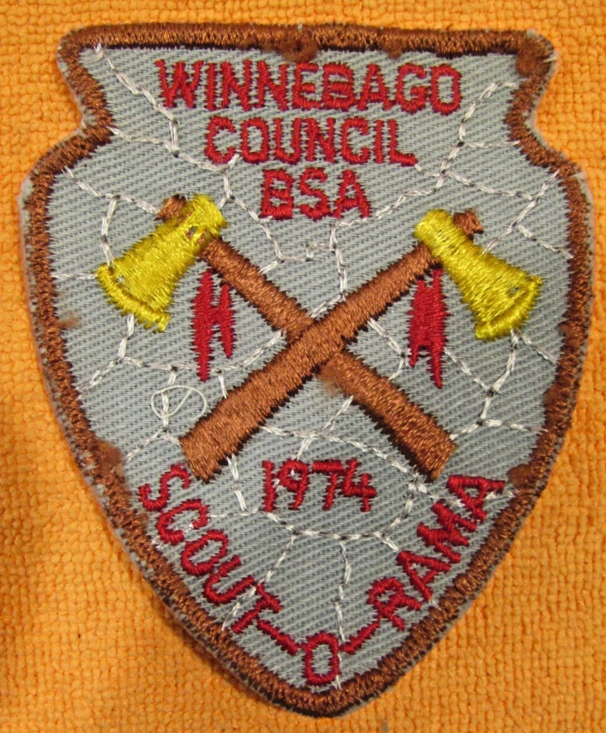 1974 Cut Edge Winnebago Council BSA Scout-O-Rama Boy Scouts of America B.S.A.