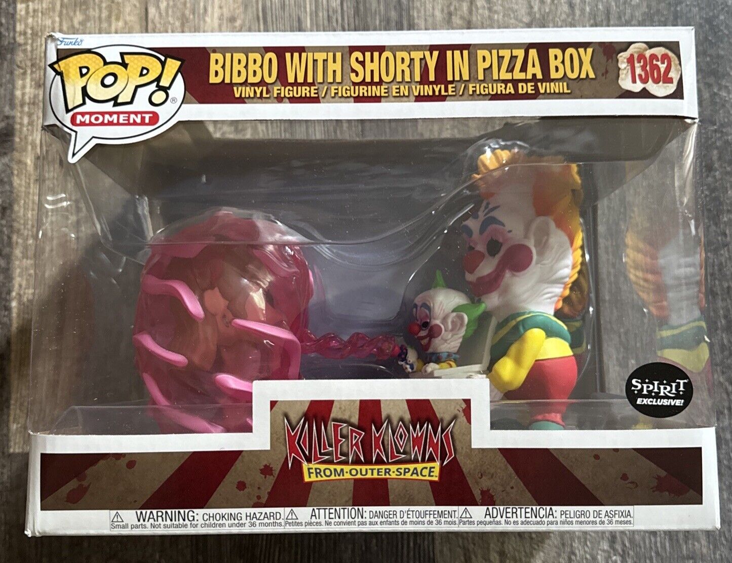 Killer Klowns From Outer Space - Bibbo With Shorty In Pizza Box Funko Pop #1362