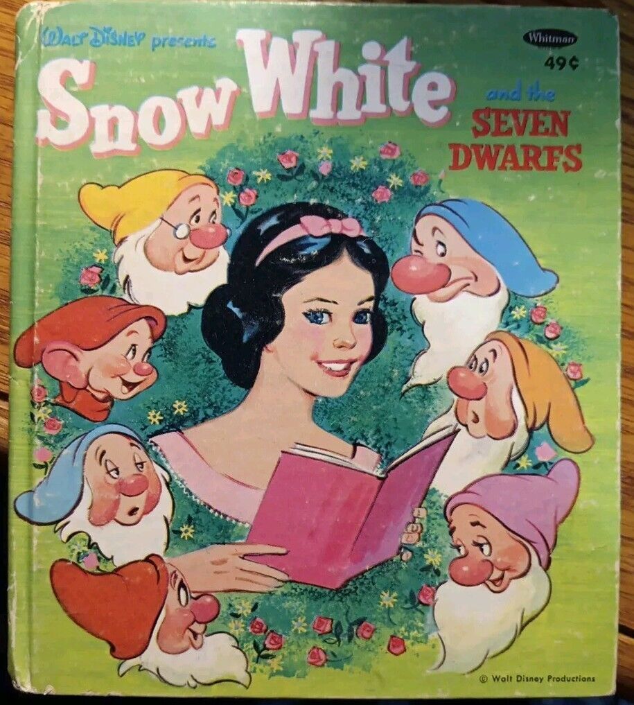 Vintage Walt Disney’s Snow White and the Seven Dwarfs A Whitman Tell-A-Tale 1957