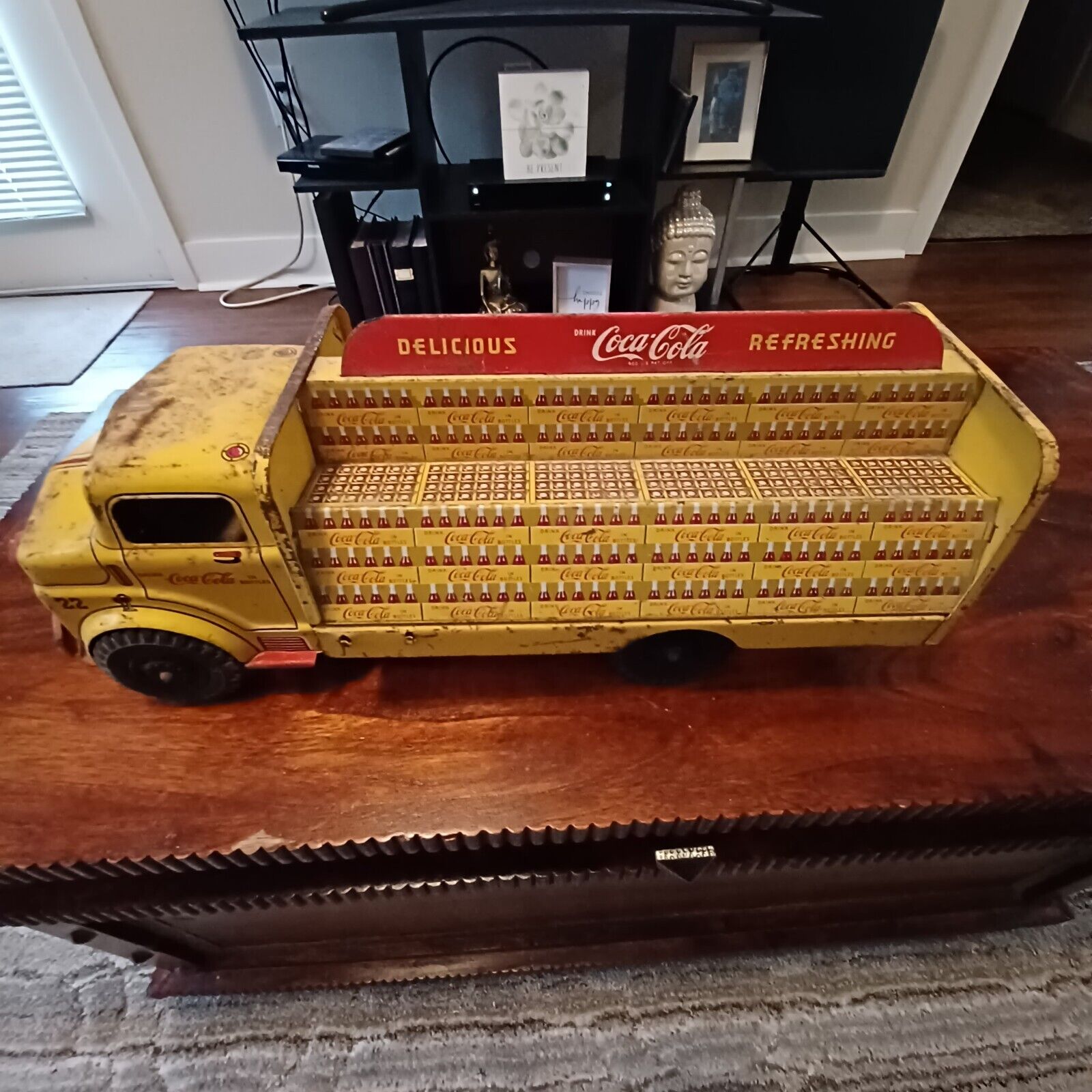 Antique Marx Coca Cola Metal Truck