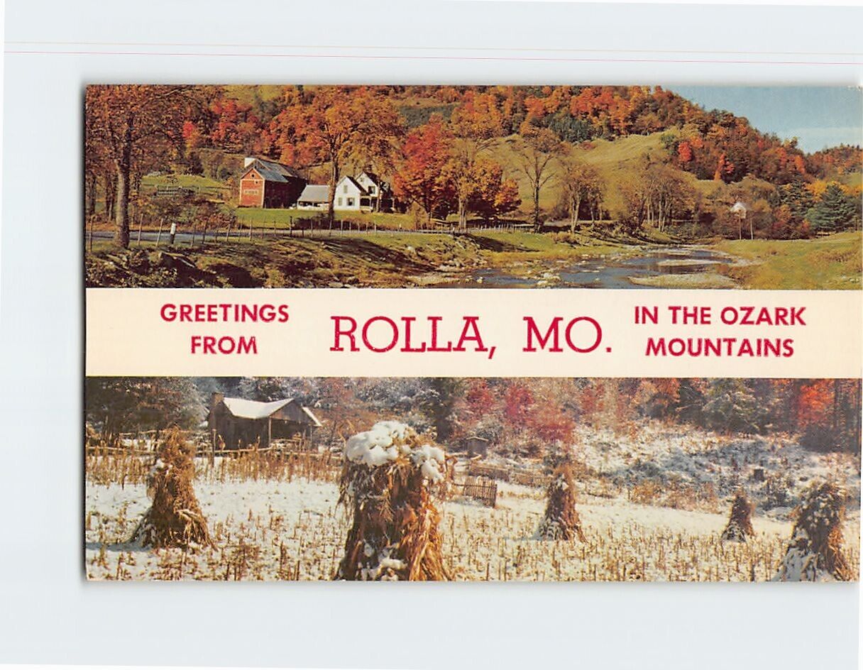 Postcard Greetings from Rolla Missouri USA