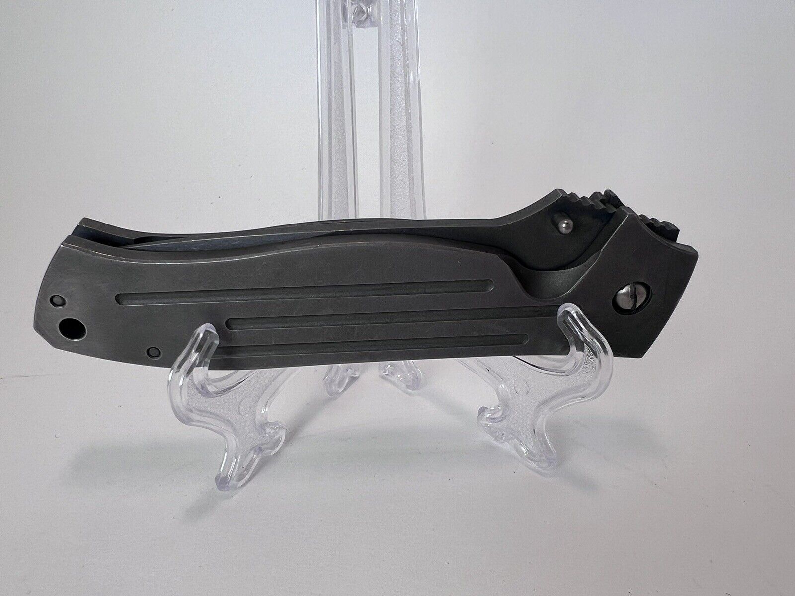 Mission Knife MPF-1 Folding Titanium Blade Titanium Handle with box EOD