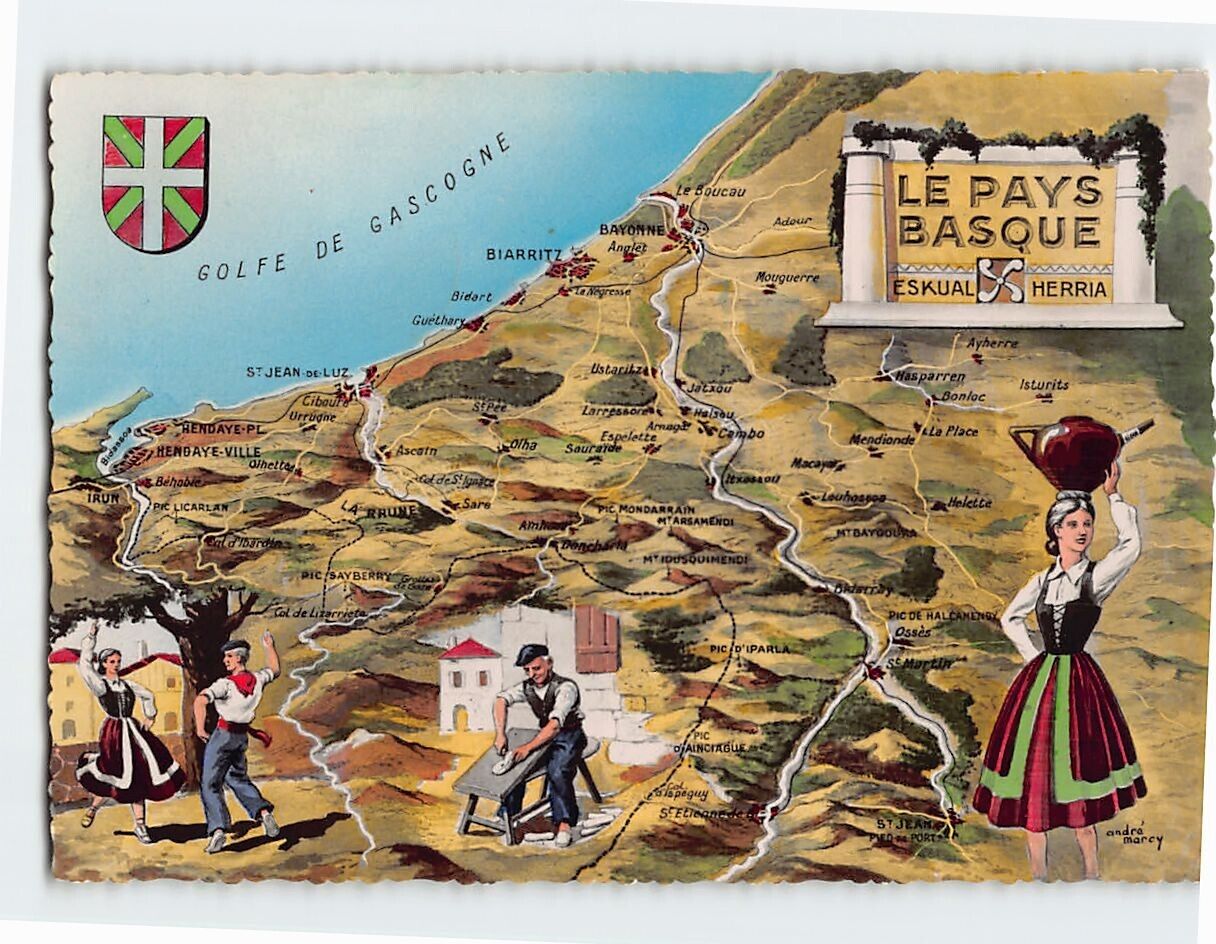 Postcard Le Pays Basque