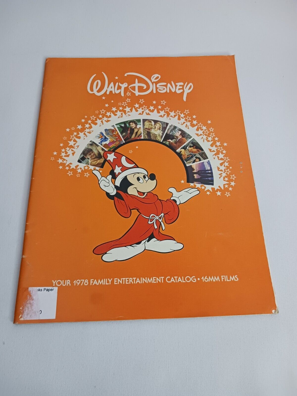 Vintage 1978 Walt Disney 16MM Film Family Entertainment Catalog 64 Pages