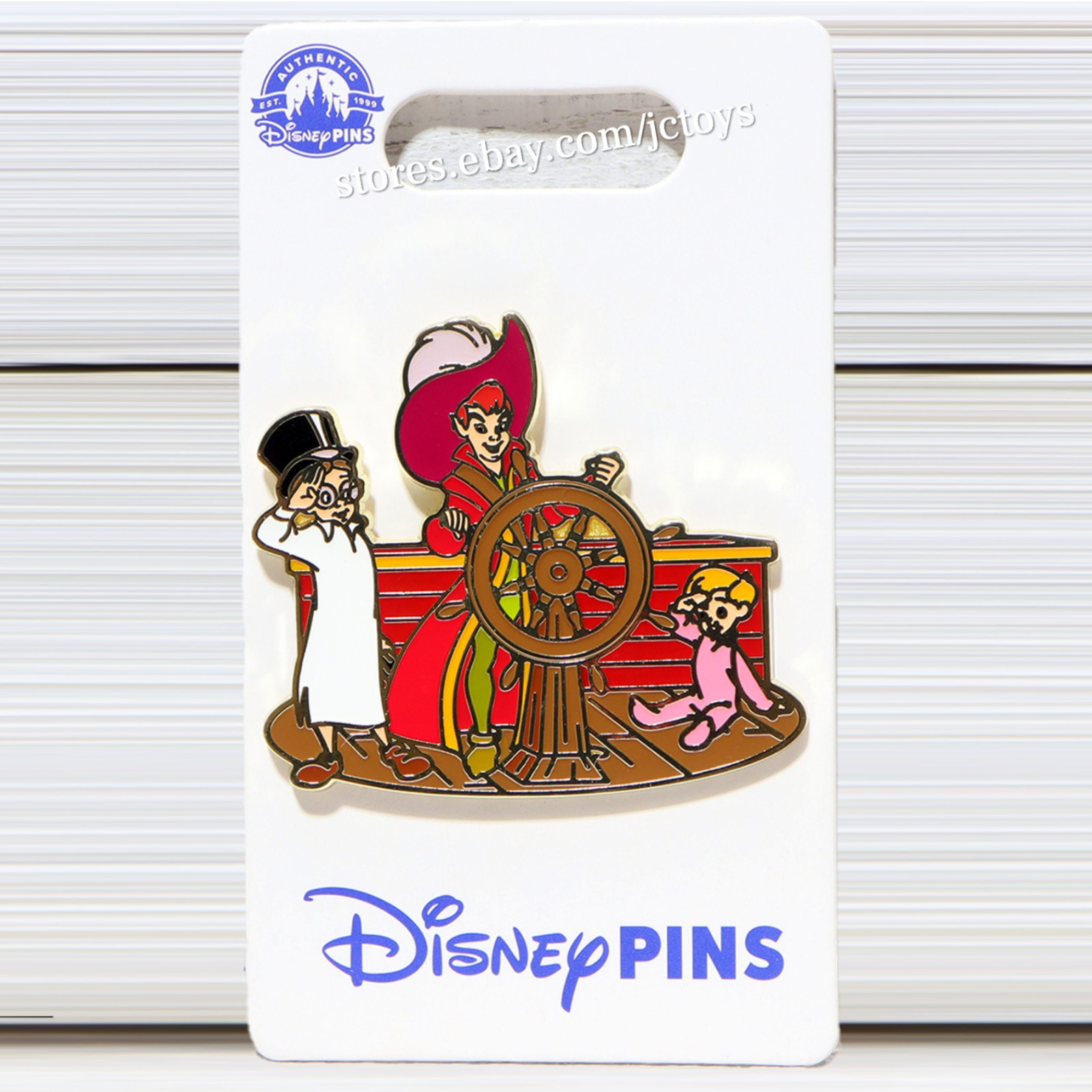 Disney Parks - Peter Pan, John and Michael Flying the Jolly Roger - Pin