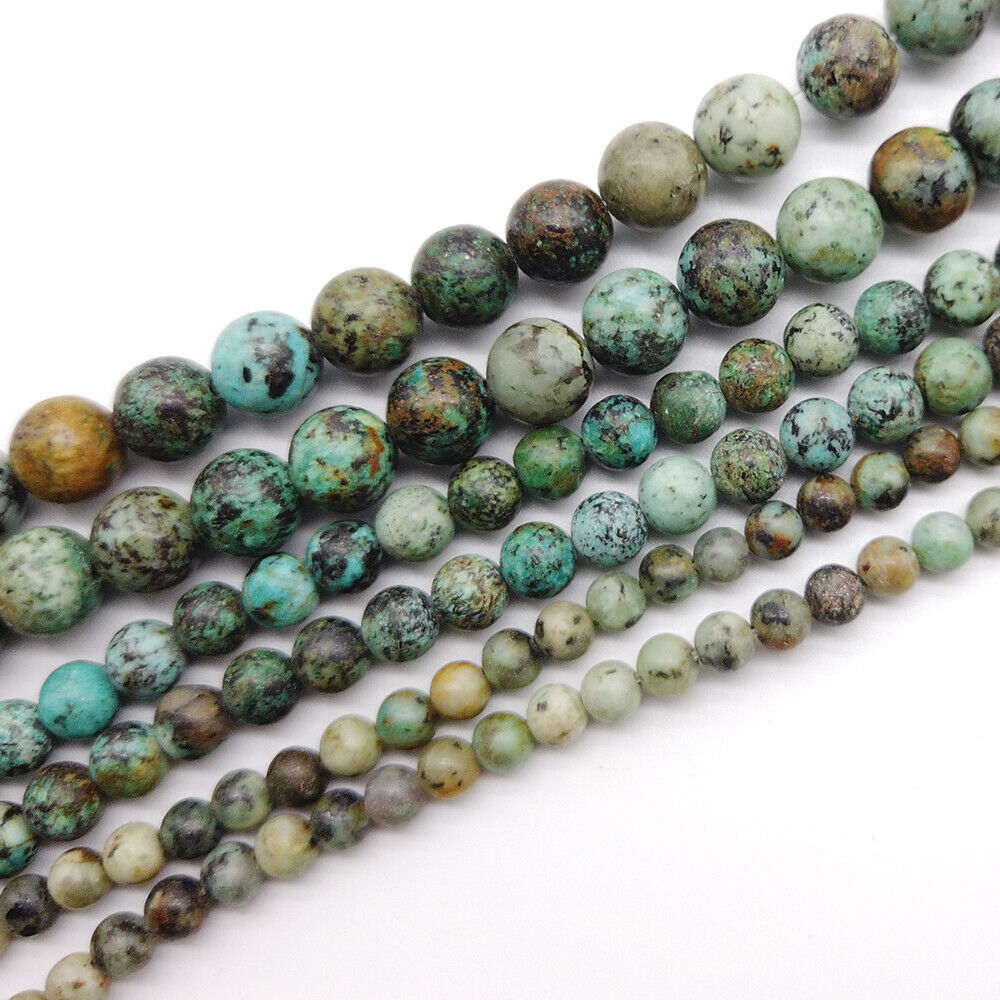 Natural Gemstone Round Spacer Loose Beads 4mm 6mm 8mm Assorted Stones DIY Making