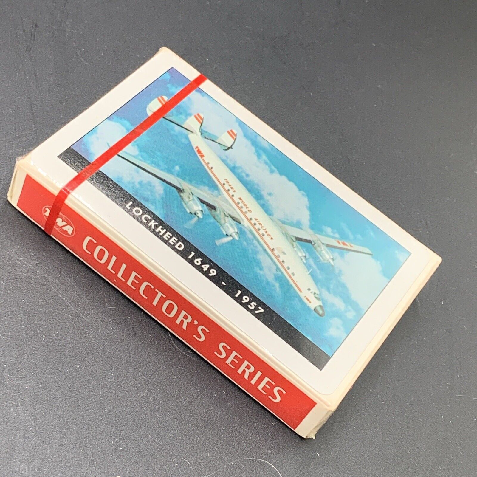 Vintage TWA Playing Cards Series Lockheed 16491957 Bridge Size Unopened