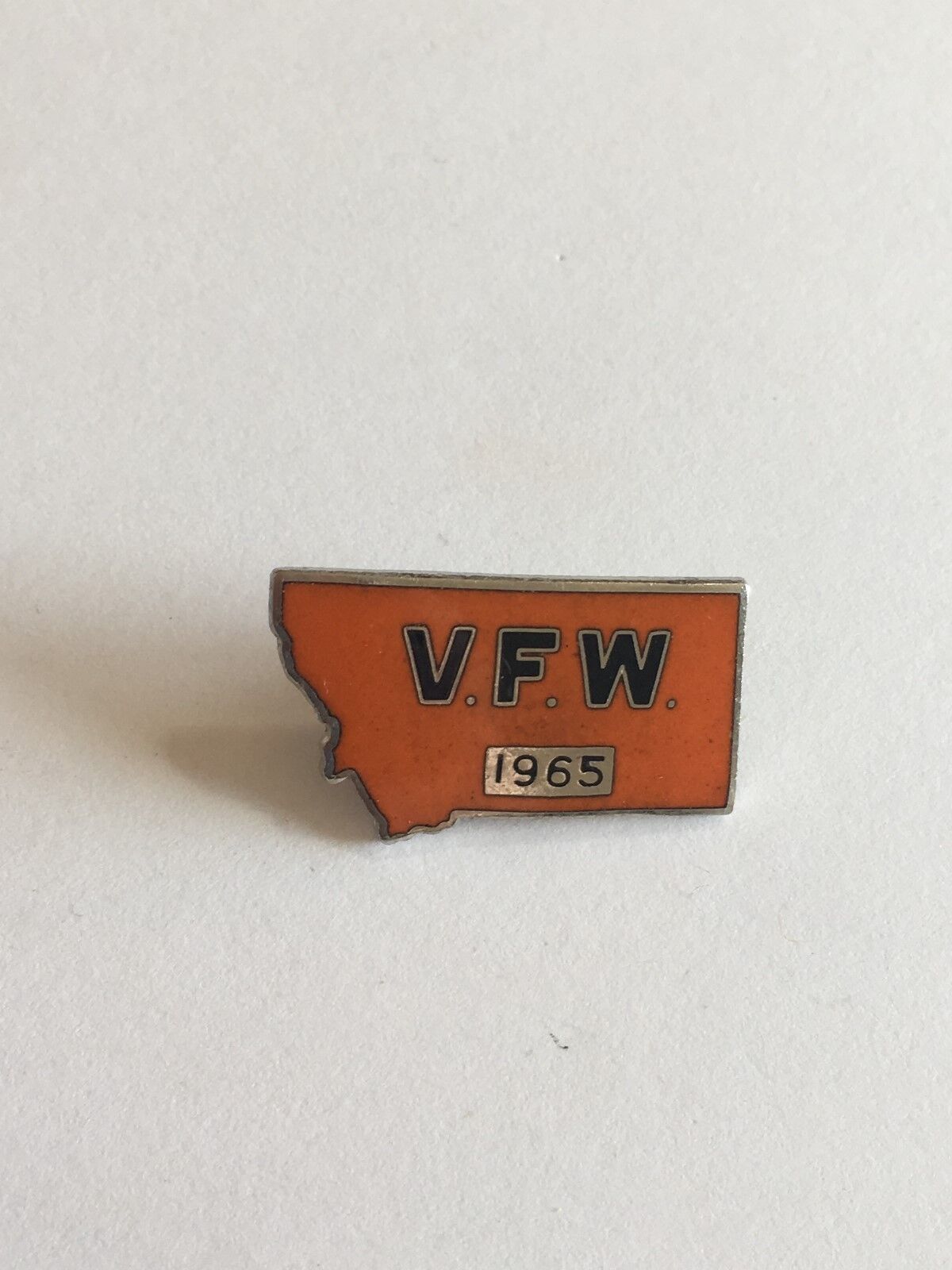 Vintage 1965 Montana State VFW Lapel Pin   ^